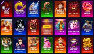 Explore top slot games on SpinBet – Pragmatic Play, Hacksaw, BGaming, Shady Lady, and more SpinBet slot games preview featuring titles like Booze Bash, Olympus Trueways, Sugar Heaven, Lucky Tiger, and Wealthy Frog